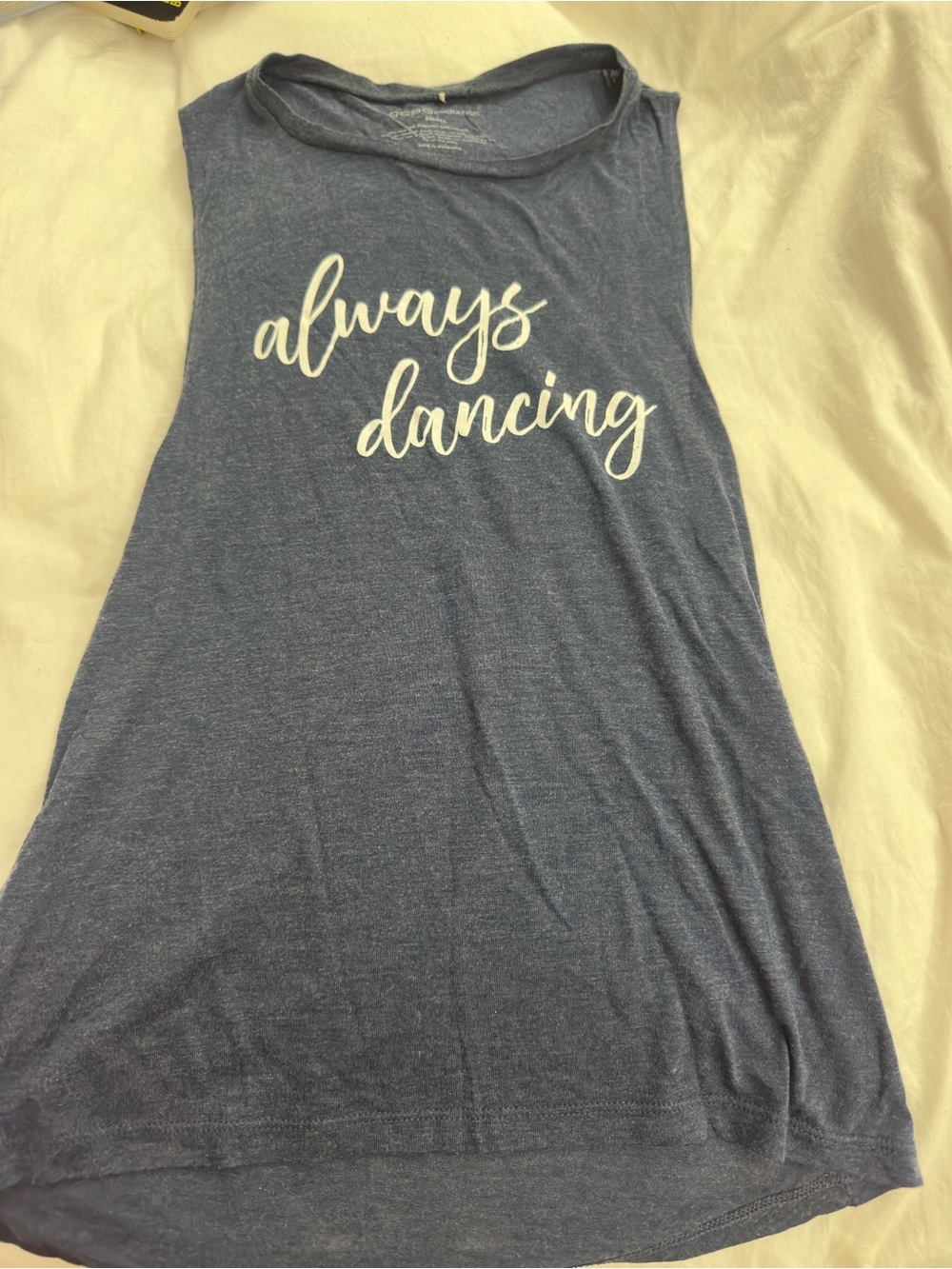 BCBGeneration Blue 'Always Dancing' Sleeveless Tank